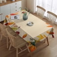 thumbnail image 3 of Thanksgiving Day Table Cloth Waterproof Spillproof Tablecolths Table Covers Happy Thanksgiving Fall Table Cloths for Thanksgiving Background Indoor and Outdoor Birthday Rectangle,60x84inch, 3 of 5