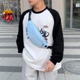thumbnail image 2 of Minnieouse Riñonera clásica con gran apertura para teléfonos y billetera, bolso de cintura elegante y con manos libres para hombres y mujeres Bolsas de mensajero y de hombro Azul, 2 of 6
