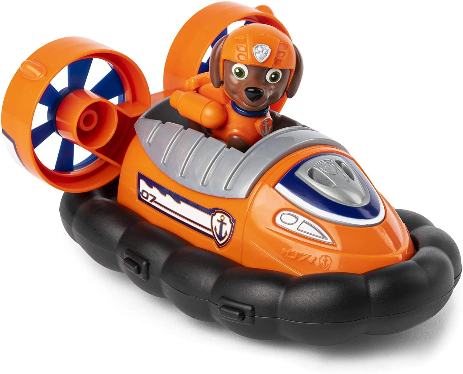 PAW Patrol, Zuma's Hovercraft Vehicle with Collectible Figure, for Kids Aged 3 and up
