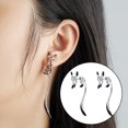 thumbnail image 4 of Pendientes colgantes Sunnimix de zorro 2 piezas, 4 of 8