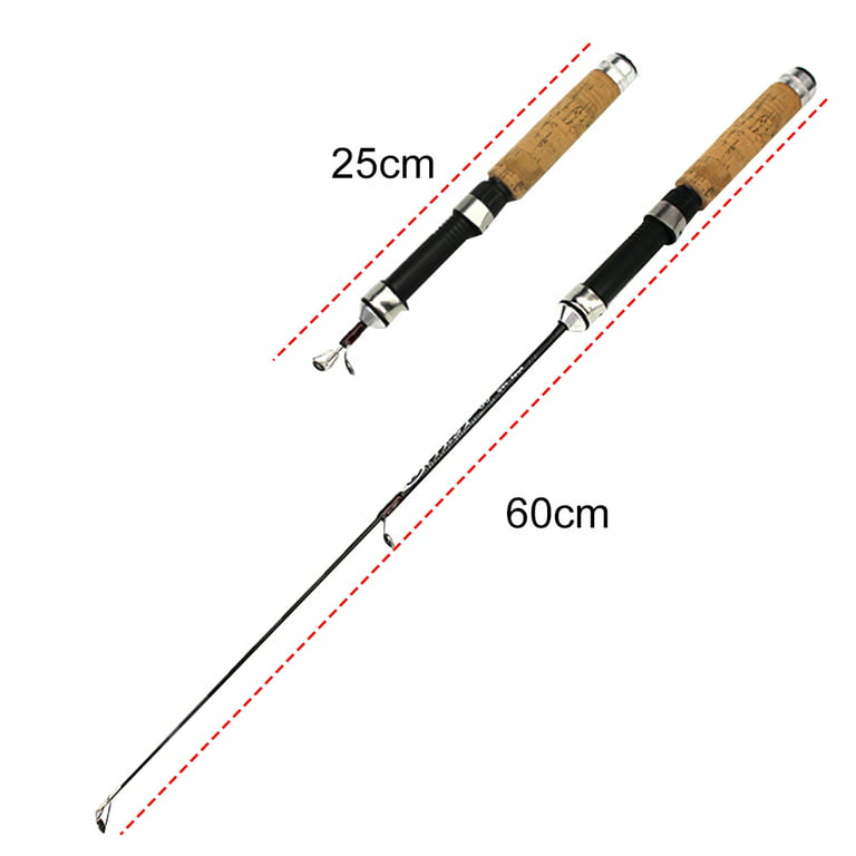 Cheers.US Portable Telescopic Spinning Fishing Rod Comfortable Cork Handle,  Travel Rod, Fresh & Salt Water Fishing, Light Weight Collapsible Rods