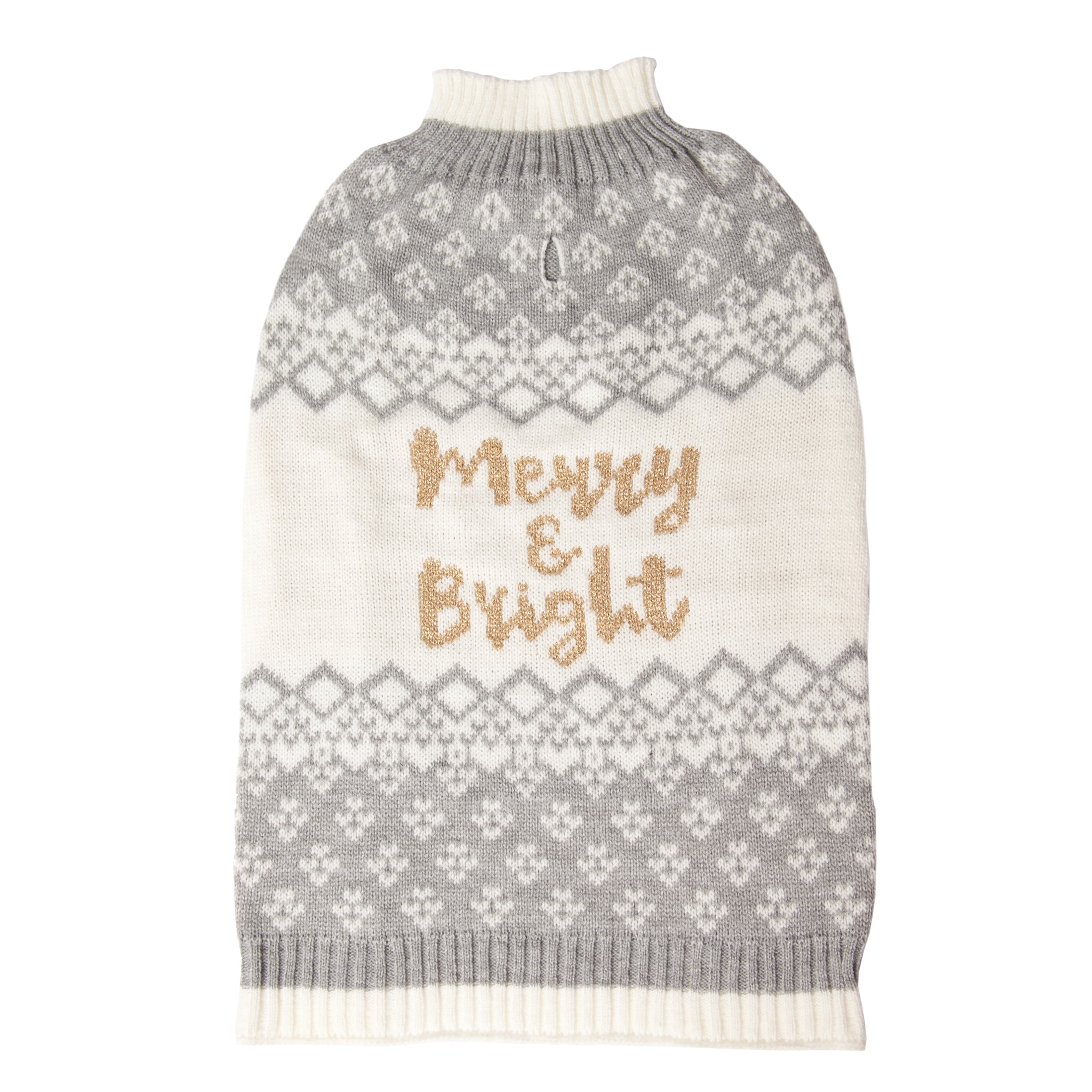 Vibrant Life Holiday Merry & Bright Fr Isle Dog Sweater and Cat Sweater