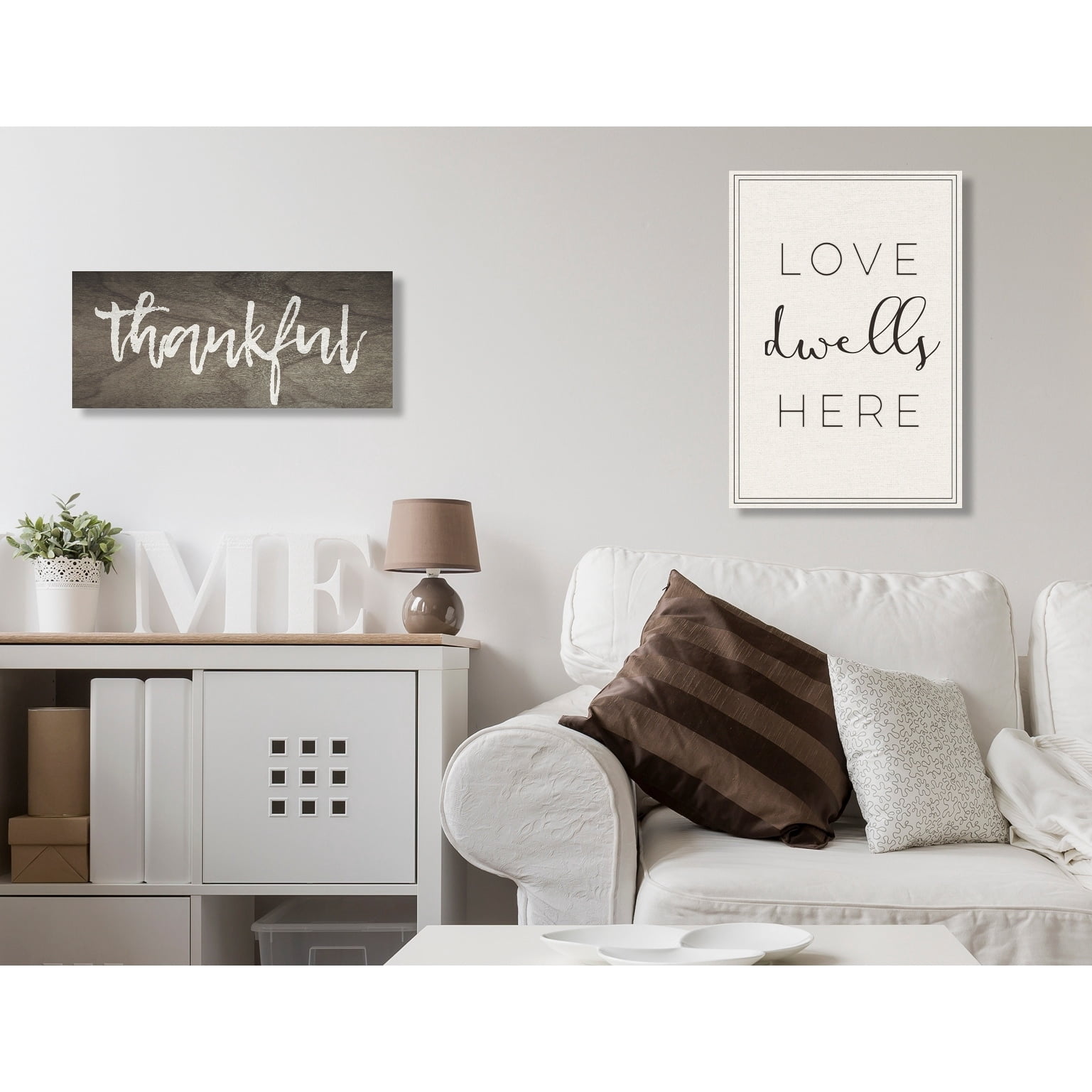 The Stupell Home Decor Collection Love Dwells Here Typography Wall Art
