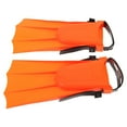 thumbnail image 1 of LOLIPPYY Flippers For Swimming Adult Ergonomic Orange 1 Pair, 1 of 8