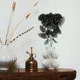 thumbnail image 2 of facefd Centres de Table en Polyester Roses Halloween Bouquets de Fête diy Décoration Florale Noire, 2 of 9