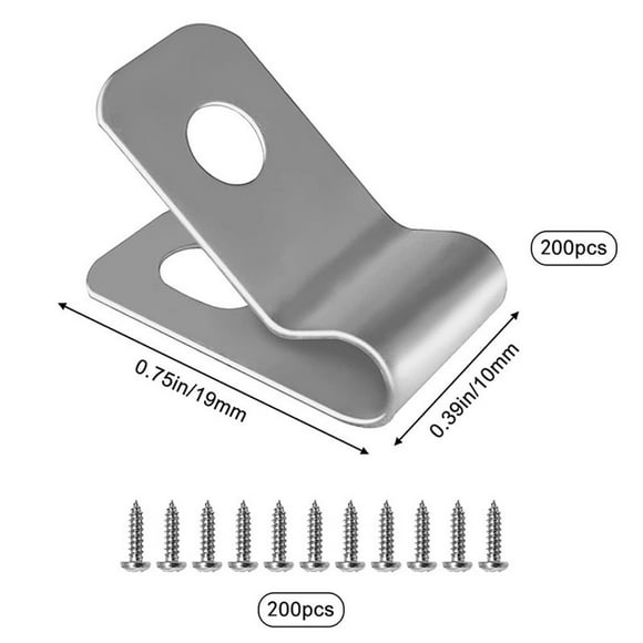 304 Stainless Steel Wire Clamp Steel Wire Fence Clamp Iron Wire Fence Clamp 200pcs
