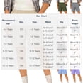 thumbnail image 4 of YOIAVAIOY Bermuda Shorts for Men Knee Length Casual Summer Mid Rise Cargo Shorts Pockets Elastic Waist 11 Inch Inseam Shorts Army Green 5-6 Years, 4 of 7