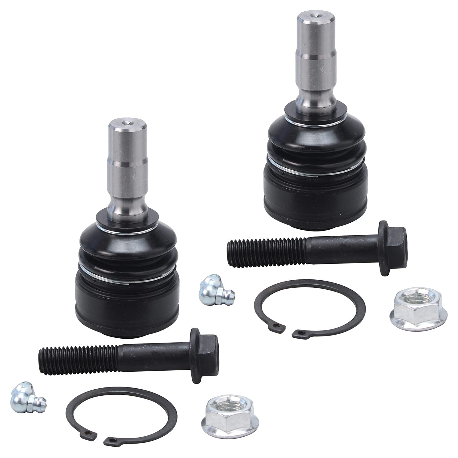 Detroit Axle - 10pc Suspension Kit for 2005-2010 Ford Mustang 2006 2007 2008 2009, 2 Lower Ball Joints, 4 Inner and Outer Tie Rods, 2 Sway Bar Links, 2 Boots, Replacement