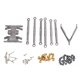 thumbnail image 2 of Para SCX24 Tie Rod Kit Tamaño Pequeño Para SCX24 Pull Rod Kit Durable 6Pcs Color Vivo Peso Ligero Para Bricolaje ANGGREK Otros, 2 of 8