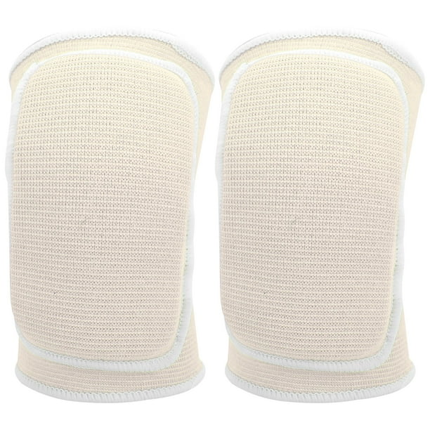 Rodilleras elásticas deportivas para niños, calentadores de piernas, rodilleras de baloncesto para voleibol y baile para niños, color blanco YUNYI BRAND Deportes