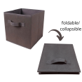 thumbnail image 3 of Purebryt Bac de Rangement Cube Pliable 6 Pièces, Gris Foncé, 3 of 4