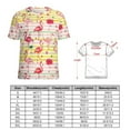 thumbnail image 2 of Flamingo Pattern T Shirts Basic T-Shirt Short Sleeve Ladies Tee Shirt Summer Graphic Clothing, 2 of 6