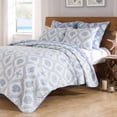 thumbnail image 7 of Greenland Home Fashions Laguna Reversible Matelasse Coverlet Set, 3-Piece Full/Queen, Adult, 7 of 7