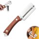 thumbnail image 1 of Stainless Steel Peeler With Wooden Handle For Peeling And Slicing Fruits And Vegetables, 1 of 7