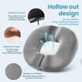 thumbnail image 5 of Lolsea Seat Cushion for Tailbone Pain Relief, Memory Foam Chair Cushion for Sciatica, Coccyx Pain Relief for Home, Office., 5 of 6