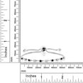 thumbnail image 4 of Gem Stone King 925 Sterling Silver Black Diamond and White Created Sapphire Tennis Bracelet for Women (0.58 Cttw, Fully Adjustable up to 9 inch), 4 of 4