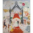 thumbnail image 3 of Florine Stettheimer 15x17 Black Modern Framed Museum Art Print Titled - The Cathedrals of Fifth Avenue (1931), 3 of 5