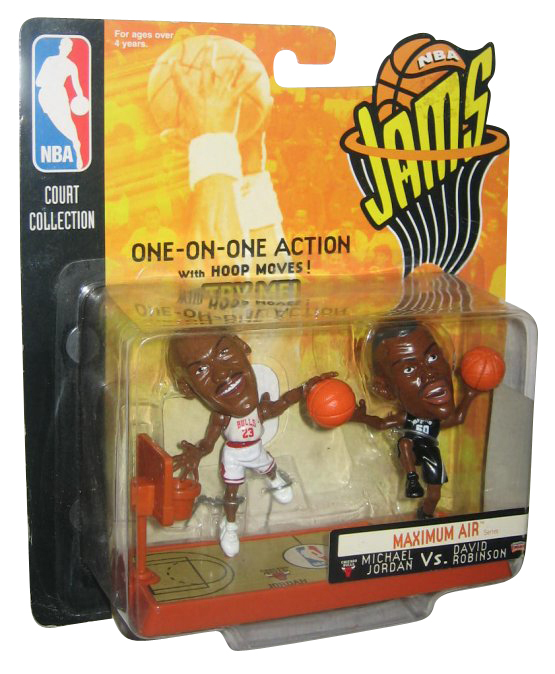 NBA Jams Michael Jordan Vs. David Robinson Figure Pack (OneOnOne