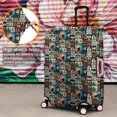 thumbnail image 4 of Multicolor Bigfoot and Text Pattern Luggage Cover Fashion Suitcase Cover Baggage Covers Fit 25-28 Inch Luggage (Go Travel), 4 of 5
