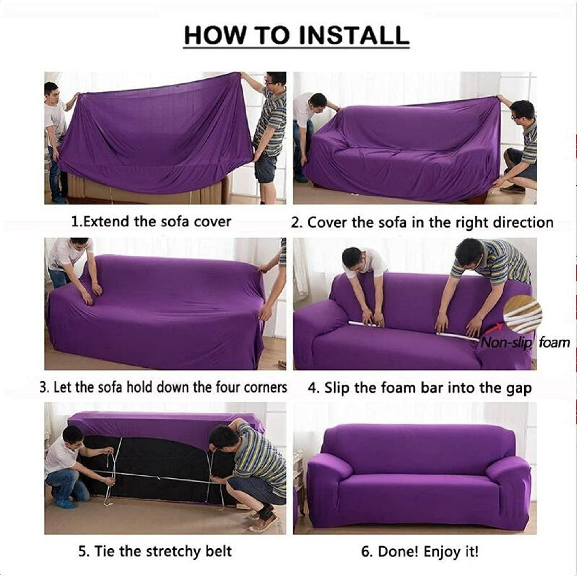 How To Put 3 Seater Sofa Cover