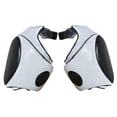 thumbnail image 2 of Almohadillas de EVA para muslos de Muay Thai, protectores de piernas para Kickboxing, equipo de protección Sanda Blanco Negro, 2 of 8