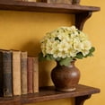 thumbnail image 7 of Dongrere Artificial Geranium Flower Bouquet - Faux Flower Bundle with Leaves for Outdoor Indoor Home Wedding Party Decoration, Green, 7 of 7
