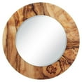 thumbnail image 1 of Empire Art Direct TAM-EAD5006-36R 36 Po. Rond Forêt avec 24 Po. Miroir Biseauté Rond Verre Trempé Imprimé, 1 of 10