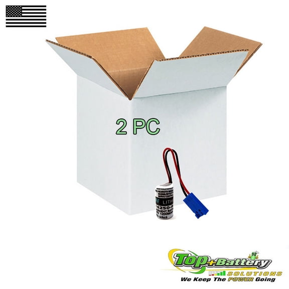 Replacement Battery For Rexroth PLC LS14250-RR 3.6 Volt, 1200 mAh Qty.2
