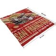 thumbnail image 6 of San Red Francisco Football Fans Flannel Blanket Gifts for Men Women Football Team Lovers Throw Blanket 60''''x50'''', 6 of 6