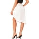thumbnail image 3 of FALDA ENVOLVENTE ELEGANTE CON VOLANTES ASIMÉTRICA DE CINTURA ALTA INSPIRADA EN MUJERES CHIC XL BLANCA, 3 of 6