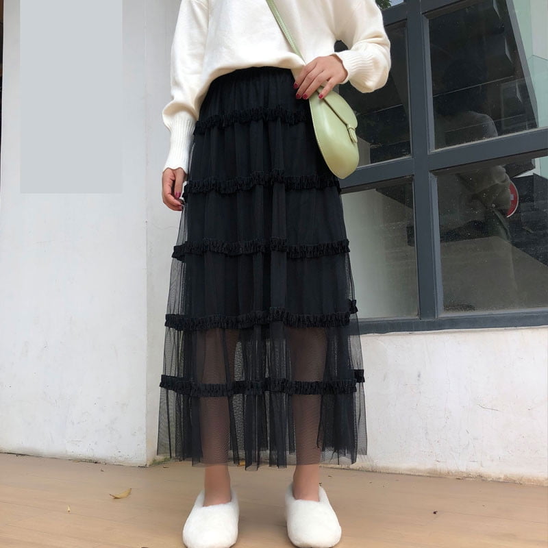 net yarn skirt