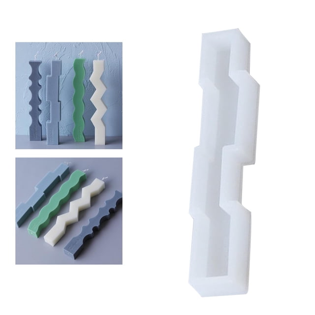 Molde de Vela Perfecl 3D de Silicona de Cera Tipo D