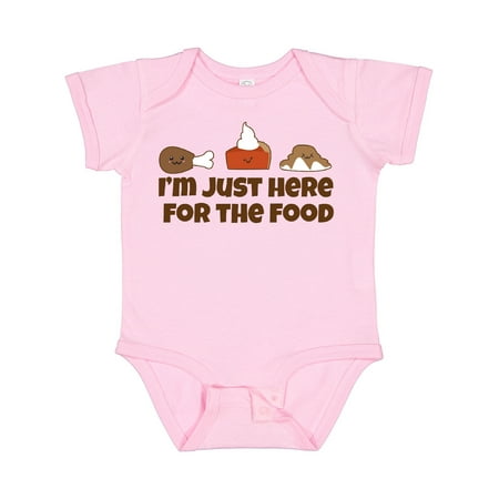 

Inktastic Thanksgiving Here for the Food Gift Baby Boy or Baby Girl Bodysuit