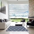 thumbnail image 6 of Ahgly Company Indoor Rectangle Patterned Blue Gray Novelty Area Rugs, 3' x 5', 6 of 6