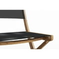 thumbnail image 5 of Lucas Teak Outdoor Folding Chair in Black, 5 of 5