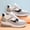 Light Grey, variant on Women's Large Size Color Block Sneakers with Wedge Thick Platform Sole - Breathable Mid-Top Casual Sports Shoes Suitable for - Wear, Gym, & Everyday - Women Shoes