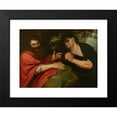 thumbnail image 2 of Peter Paul Rubens 14x11 Black Modern Framed Museum Art Print Titled - Democritus and Heraclitus (1603), 2 of 5