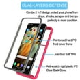 thumbnail image 6 of Galaxy S21 Plus Case, Takfox Samsung Galaxy S21+ Phone Case Shock Absorbing, Rugged Shockproof Crystal Clear Hard Case Body Protective Sturdy Cover TPU Shell Bumper Case for Galaxy S21 Plus, Rose, 6 of 7