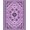 Purple Multi, Pattern 5, variant on ODIKA 8'x10' Washable Area Rug Dye Tie Boho Cosmic Swirl Purple Gothic Ombre Galaxy for King Size Bedroom Under Bed, Master Suite, Non-Shedding, Easy Care