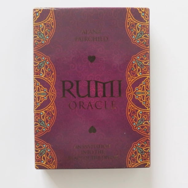 Cartas de Tarot para mujeres y niñas, baraja de oráculo, adivinación misteriosa, Rumi, juego de cartas, juego de mesa, nuevo Fivean unisex