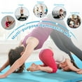 thumbnail image 3 of Spaco 4" x 8" x 2 Inch Multi-Colors Folding PU Panel Gymnastics Mat, Folding Thick Exercise with Carrying Handles for MMA, Gymnastics, Stretching, Core Workouts, 3 of 8