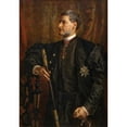 thumbnail image 2 of Jan Matejko 11x14 Black Ornate Wood Framed Double Matted Museum Art Print Titled: Portrait of Alfred Potocki (1879), 2 of 5