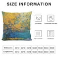 thumbnail image 5 of GOSMITH Sun Ball in Yellow and Turquoise Pillow Covers Abstract Original Painting on Canvas Couch Bed Sofa Car Waist Cushion Cover, 5 of 5