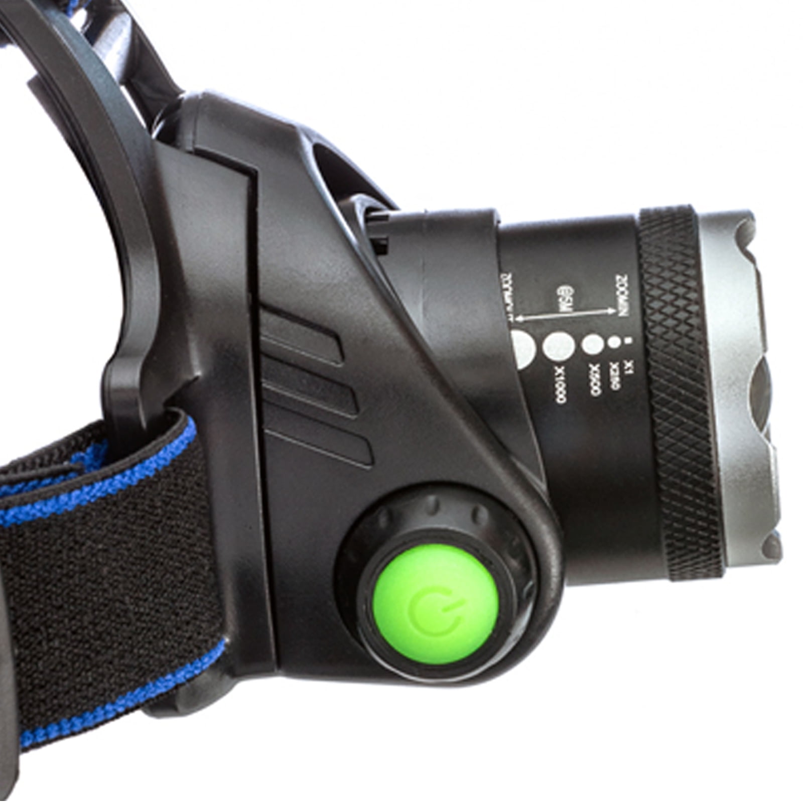 ASR Outdoor 1000 Lumen 10 Watt LED Zoom Pivoting Headlamp with 2000mAh Rechargeable Battery