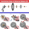 thumbnail image 4 of 8 inch Steel Wire Wheel Brush Cutter Weed Eater Trimmer Head Adapter for Sthil, 4 of 10