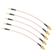 TFL?316?10 Cable coaxial RF, 5PCS Cables adaptadores MCX macho a SMA hembra de baja prdida 50? para WiFi/Ham Radio/GPS/3G 4G LTE Antena, LNA, etc.