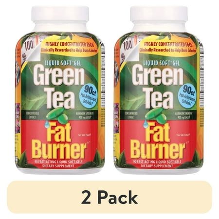 (2 pack) Applied Nutrition Green Tea Weight Loss Supplement, 90 Capsules, Unisex
