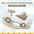 thumbnail image 5 of Infans Convertible Rocking Horse & Sliding Car w/ Detachable Balance Board White, 5 of 5