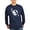 Navy, variant on CafePress - Yin Yang Cats Long Sleeve Dark T Shirt - Long Sleeve Dark T-Shirt