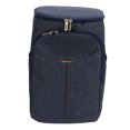 thumbnail image 3 of Mochila térmica para acampar de 18 litros, bolsa térmica impermeable a prueba de fugas con aislamiento térmico para bebidas de frutas, lonchera, billetera para teléfono móvil, azul oscuro, 3 of 14